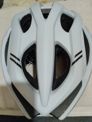 Casco de bicicleta blanco