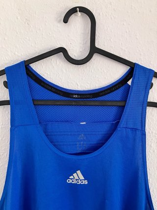 Camiseta Adidas Running Tirantes Azul