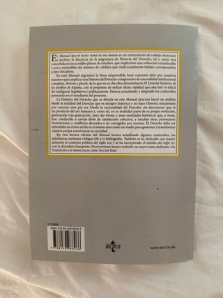 Manual de historia del derecho