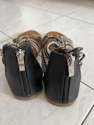 Sandali donna marroni multicolore n. 38