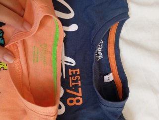Lote 4 Camisetas Manga Larga 3/4 Anos