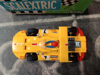 Scalextric Exin Sigma Amarillo con caja
