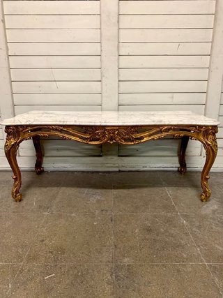 Mesa Auxiliar Madera y Mármol