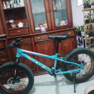 Bicicleta Fat Bike Azul Hiland