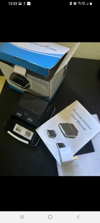 Máquina Contadora y Detector Billetes euros dolar