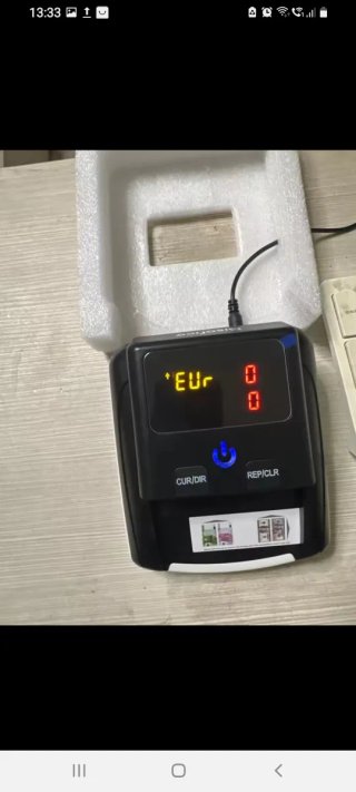 Máquina Contadora y Detector Billetes euros dolar