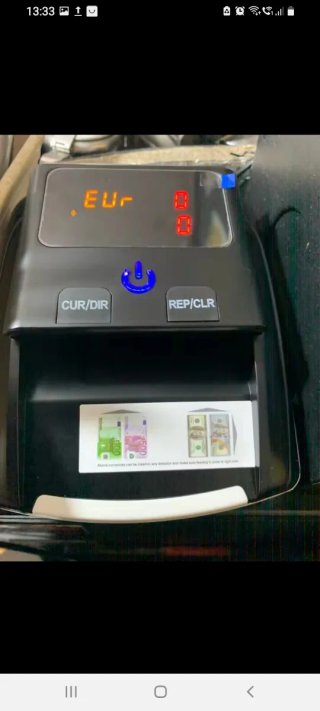 Máquina Contadora y Detector Billetes euros dolar