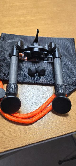 Bipode Carbono para Rifle/Carabina PCP