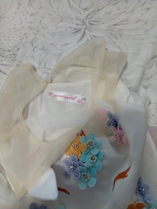 Vestido Unicornio Niña Talla 4-6