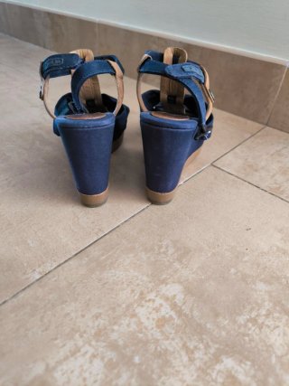 Sandalias Tommy Hilfiger Mujer Azul y Marrón