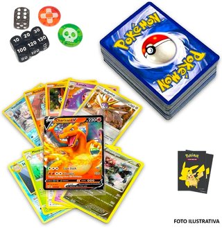 Conjunto Cartas Pokémon e Acessórios