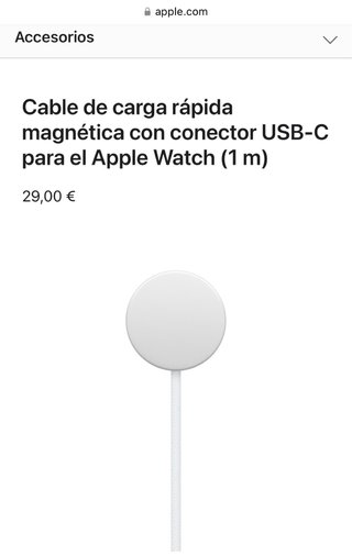 Apple Watch Cable de carga rápida magnética USB-C