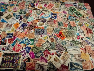 N 2 Lote 1000+ Sellos Internacionales Variados