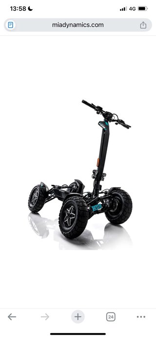 Patinete 4x4 todoterreno mia four
