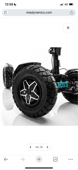 Patinete 4x4 todoterreno mia four