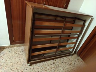 Somier plegable individual medida 105/190
