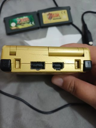 GBA SP Zelda Edizione + Caricatore + 2 Giochi