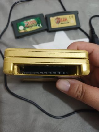 GBA SP Zelda Edizione + Caricatore + 2 Giochi