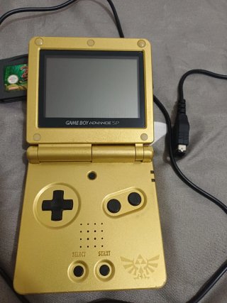 GBA SP Zelda Edizione + Caricatore + 2 Giochi