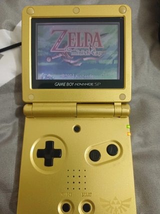 GBA SP Zelda Edizione + Caricatore + 2 Giochi