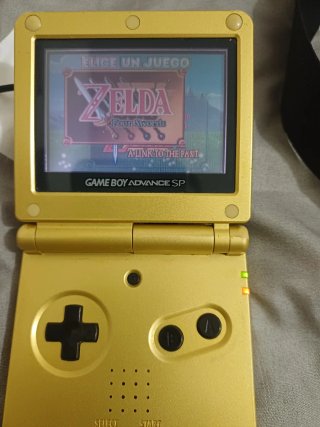 GBA SP Zelda Edizione + Caricatore + 2 Giochi