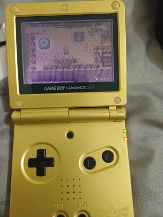 GBA SP Zelda Edizione + Caricatore + 2 Giochi