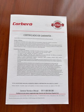 Congelador Corberó Blanco