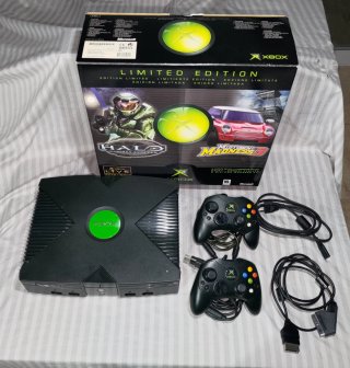 Xbox Classic Microsoft Negra y Verde