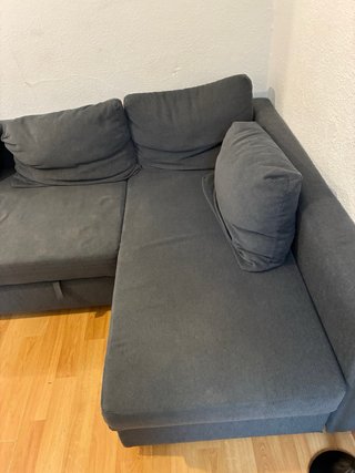 Divano letto IKEA FRIHETEN grigio con spazio di archiviazione