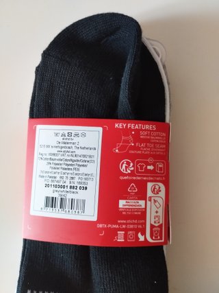 Pack 3 Pares Calcetines Puma Talla 43