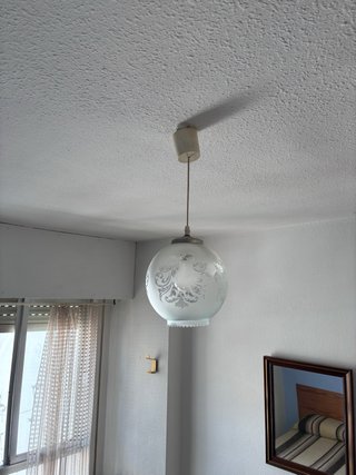Lámpara colgante cristal (7 tulipas disponibles)