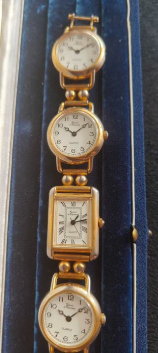 Orologio vintage placcato oro multifuso