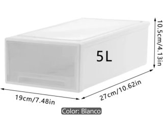 6 Cajoneras Plástico Apilables. 2 modelos
