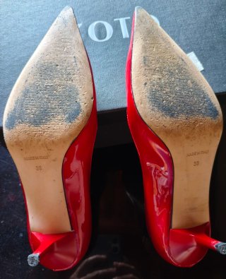 Scarpe Noto rosse tacco 38