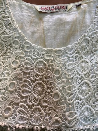Vestido tipo babydoll, boho-chic, ibicenco