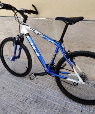 Bicicleta BH Over-X Azul y Blanca