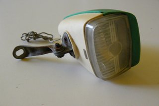 Faro bicicleta plástico años 60