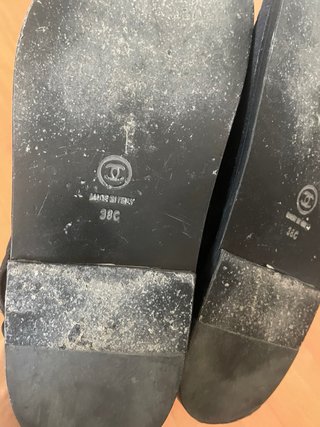 Sandalias Chanel Velcro Negras