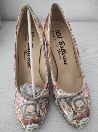 Zapatos de tacón 101 Ballerine multicolor piel