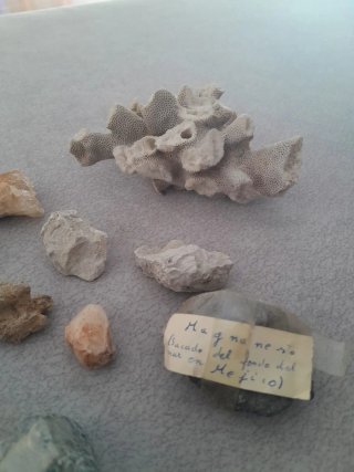Collezione minerali e strumenti