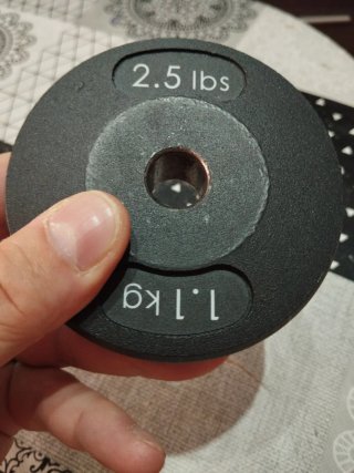 Disco pesa gym 1.1 kg (2.5 lbs)