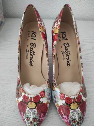 Zapatos de tacón 101 Ballerine multicolor piel