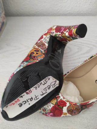 Zapatos de tacón 101 Ballerine multicolor piel