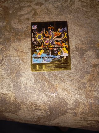 Carta Pokémon Dorada