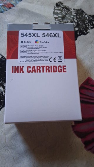 Cartuchos Tinta 545XL 546XL Negro y Tricolor.