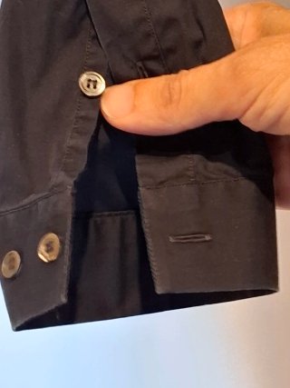 Camicia COS blu cotone stretch tg 40