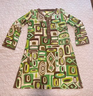 Túnica playera, Kaftan, diseño psicodélico, retro.