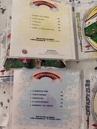 Lote 2 CDs Cuentos Infantiles Nuevos