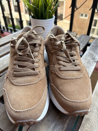 Zapatillas Sneakers Oysho Beige Talla 39