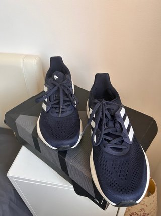 Zapatillas Adidas Pureboost Azul y Blanco